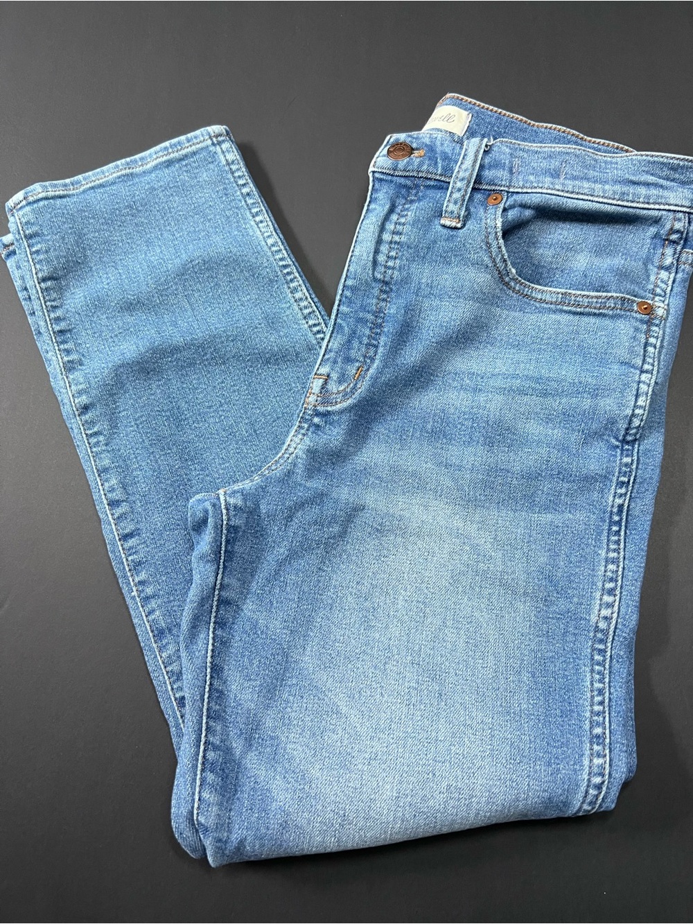 Madewell Stovepipe Jeans Women’s Size 28 Light Wash Straight Leg Denim